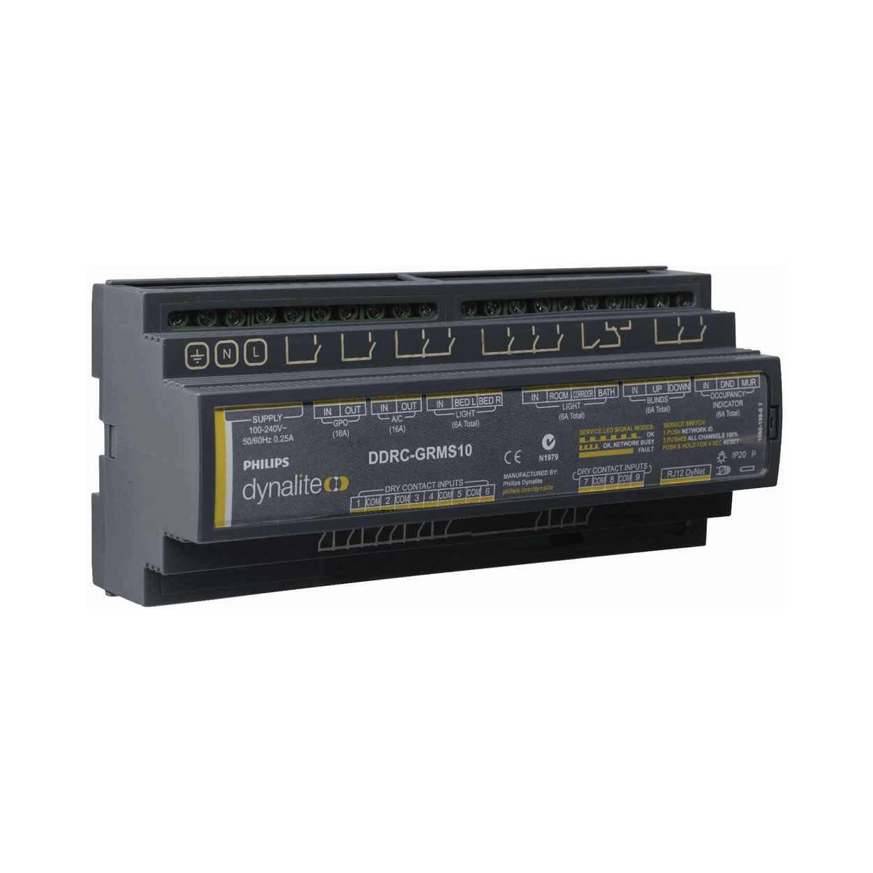 product_lightmoves_lighting_control_relay_controllers_philips_dynalite_ddrc-grms10_01 DDRC-GRMS10