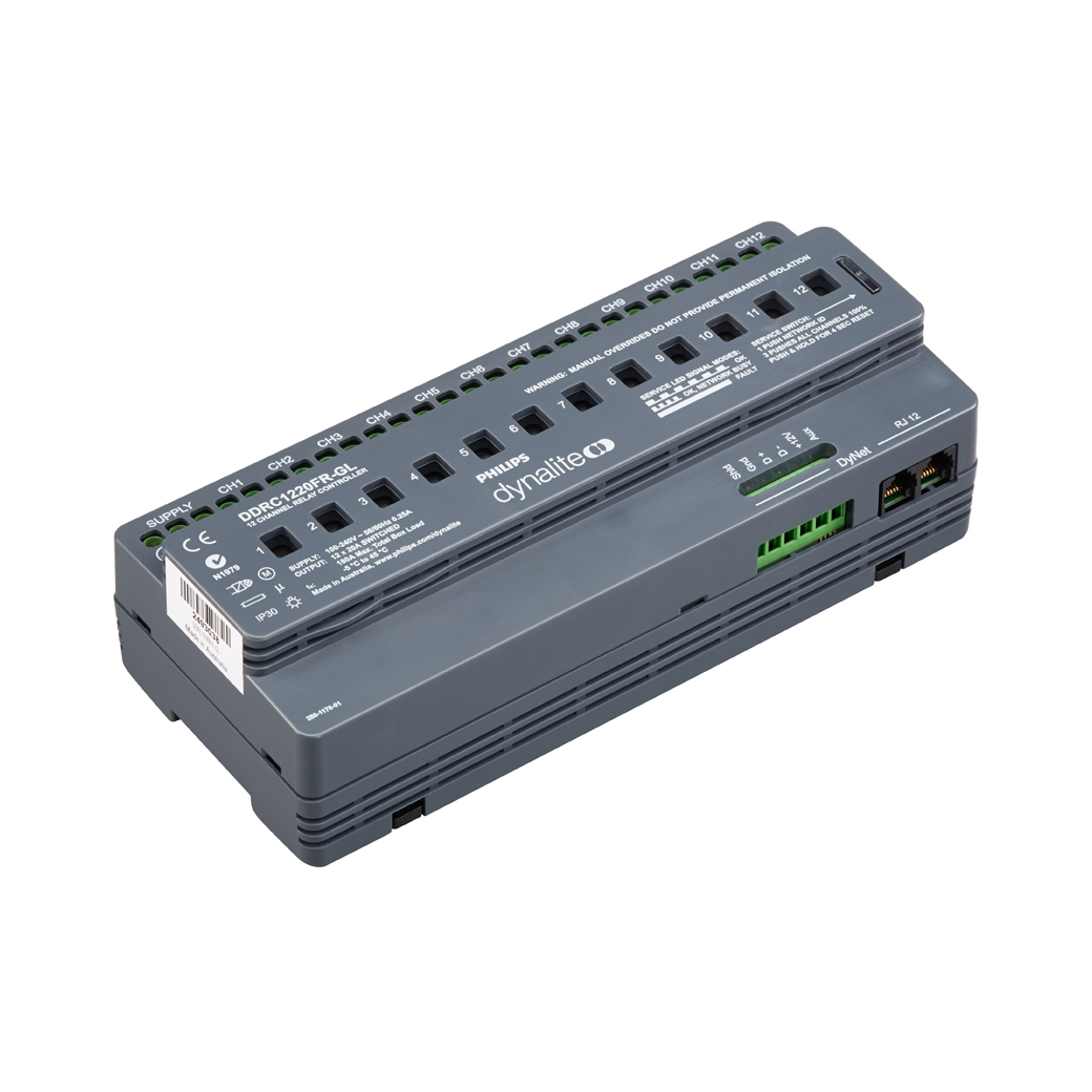 product_lightmoves_lighting_control_relay_controllers_philips_dynalite_ddrc1220fr-gl_bva DDRC1220FR-GL